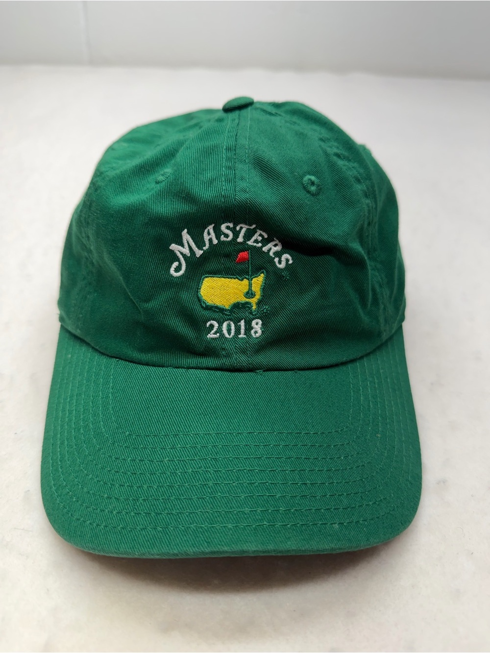 Masters American Needle 2018 Green Hat Cap Adjustable